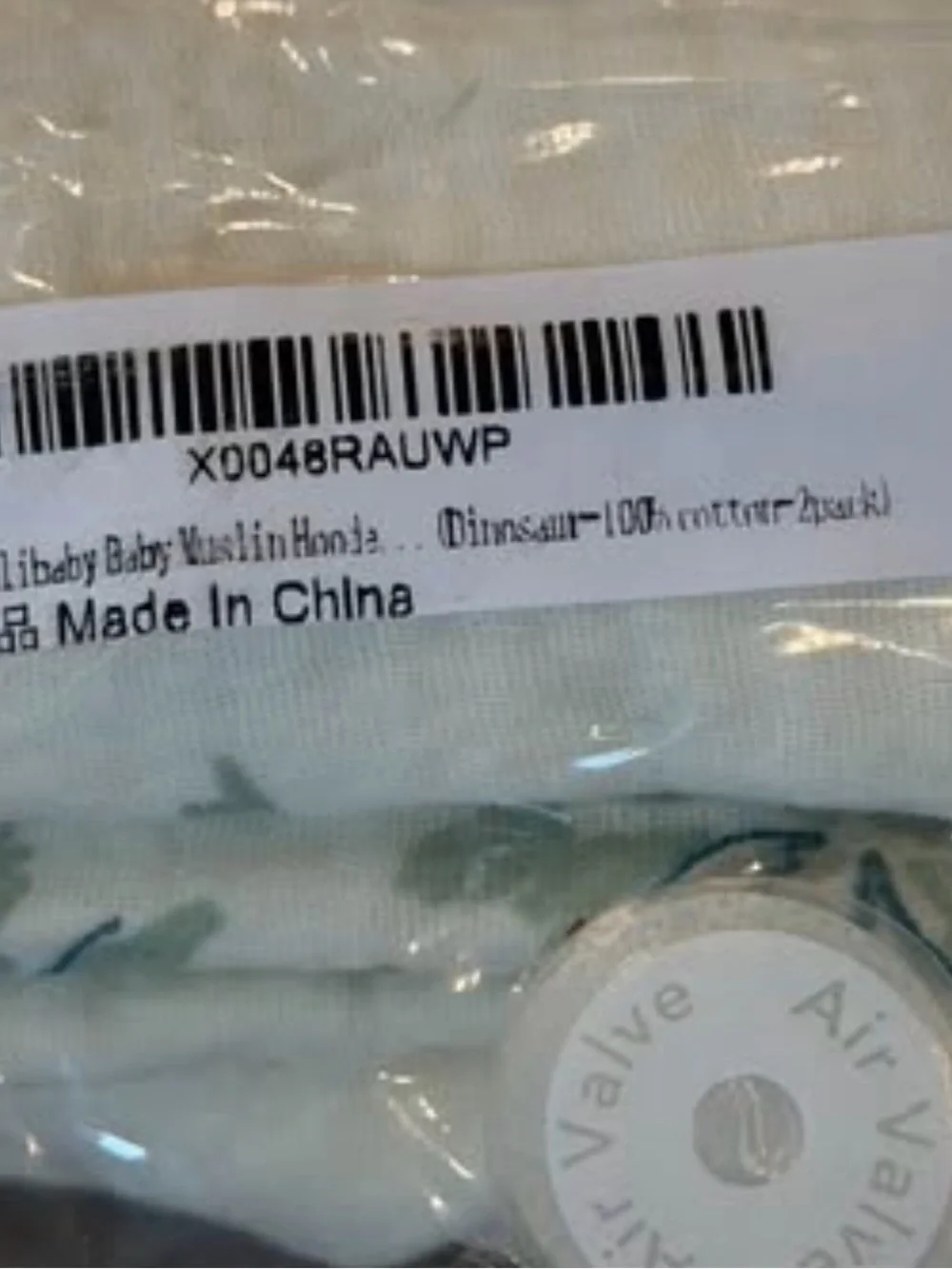 NEW Pack of 2 Cotton Hushlibaby Muslin Dinosaur Swaddles